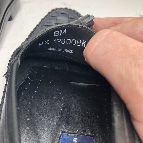 Giorgio Brutini Leather Kiltie Tassel Woven Loafer - Picture 8 of 8